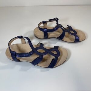 Vionic Women’s Navy Blue Strappy Sandals Size 6 – Orthotic Support‎